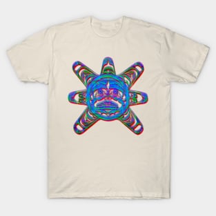 The Sun God of the aztec empire T-Shirt